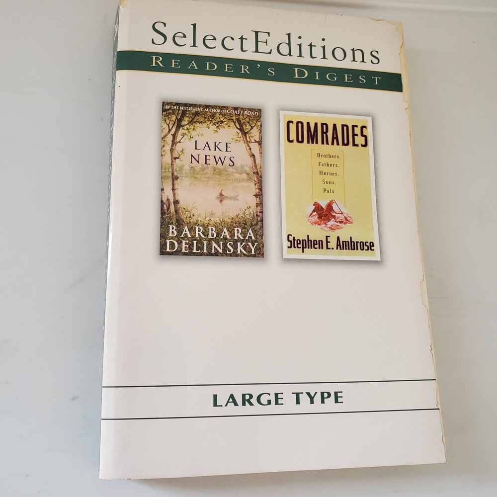 Readers Digest Select Editions Large Type Lake News Comrades 2000 Hardcover